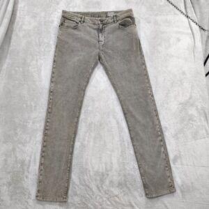 PT Torino Jazz Pants Mens 38x35 Green Corduroy Pin Wale Jeans Denim Slight Taper